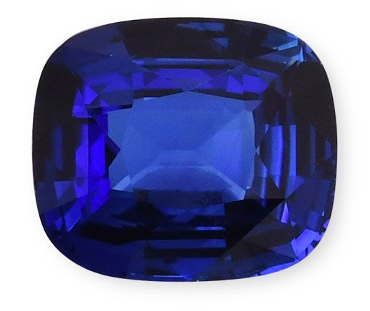 Szafir 8,02 ct, niebieski, szlif cushion