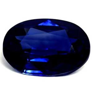Szafir 2,23 ct, niebieski, szlif owalny