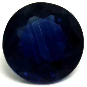 Szafir 2,55 ct, niebieski, szlif okrągły