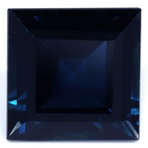 Szafir 1,18 ct, niebieski, szlif kwadratowy