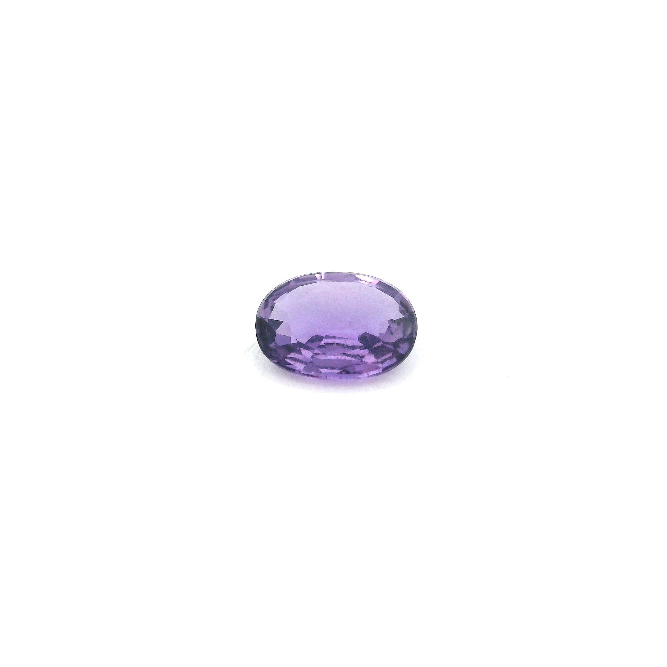 SAPPHIRE FACETED 0.78ct PURPLE Medium Intense EC MADAGASCAR HEATED