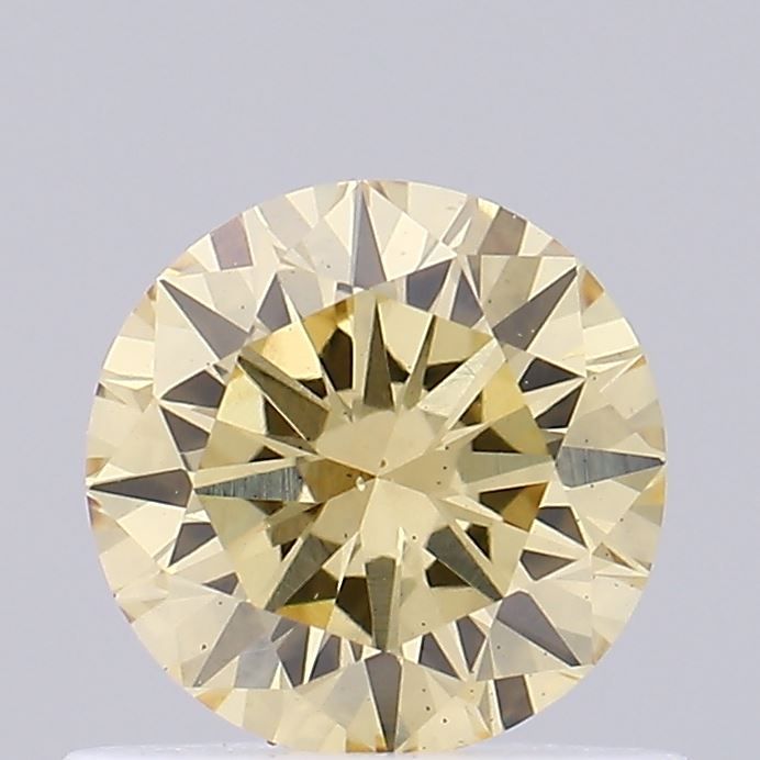 0.61 CT Fancy Intense Yellow ROUND
