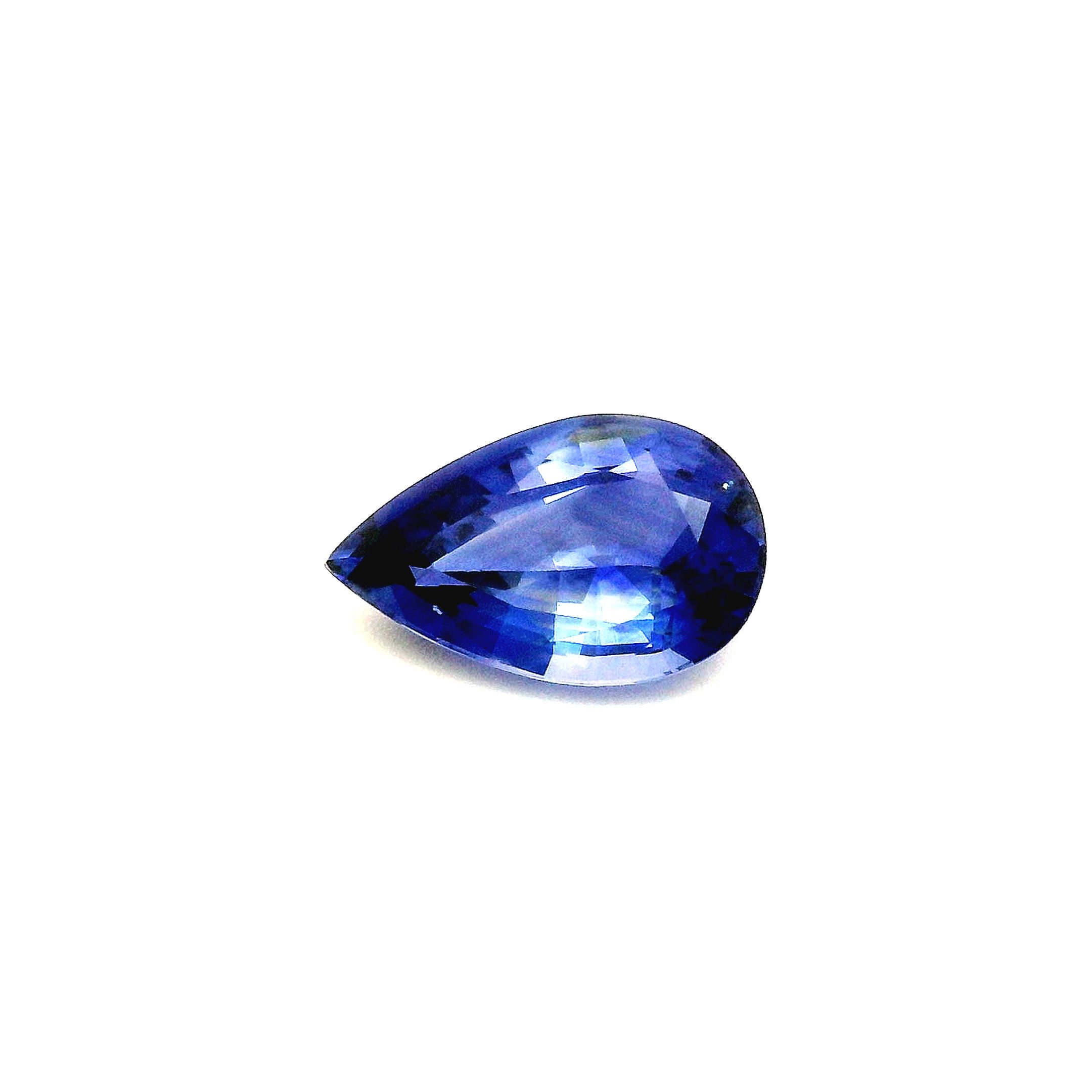 2.07 ct Pear Sapphire