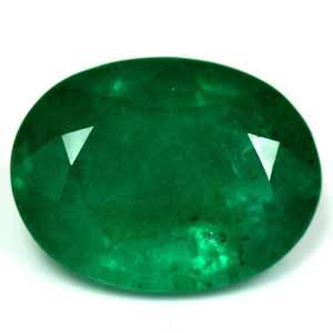 Szmaragd 3,25 ct, zielony, szlif owalny