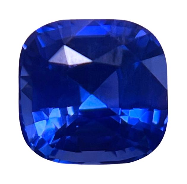 Szafir 1,65 ct, niebieski, szlif cushion