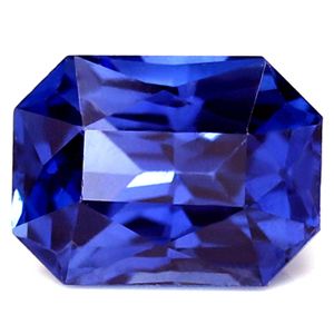 SAPPHIRE FACETED 1.24ct BLUE Intense Blue EC SRILANKA HEATED