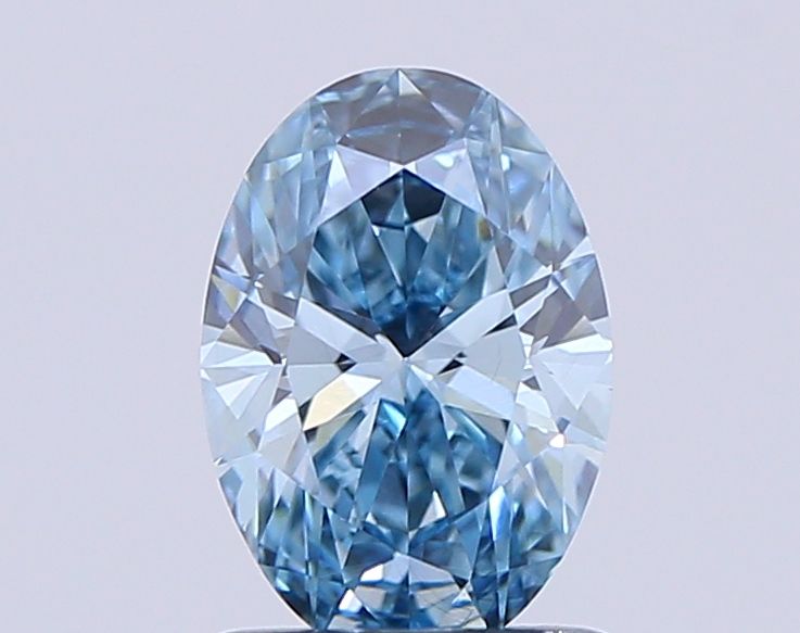 1.01 CT Fancy Vivid Blue OVAL