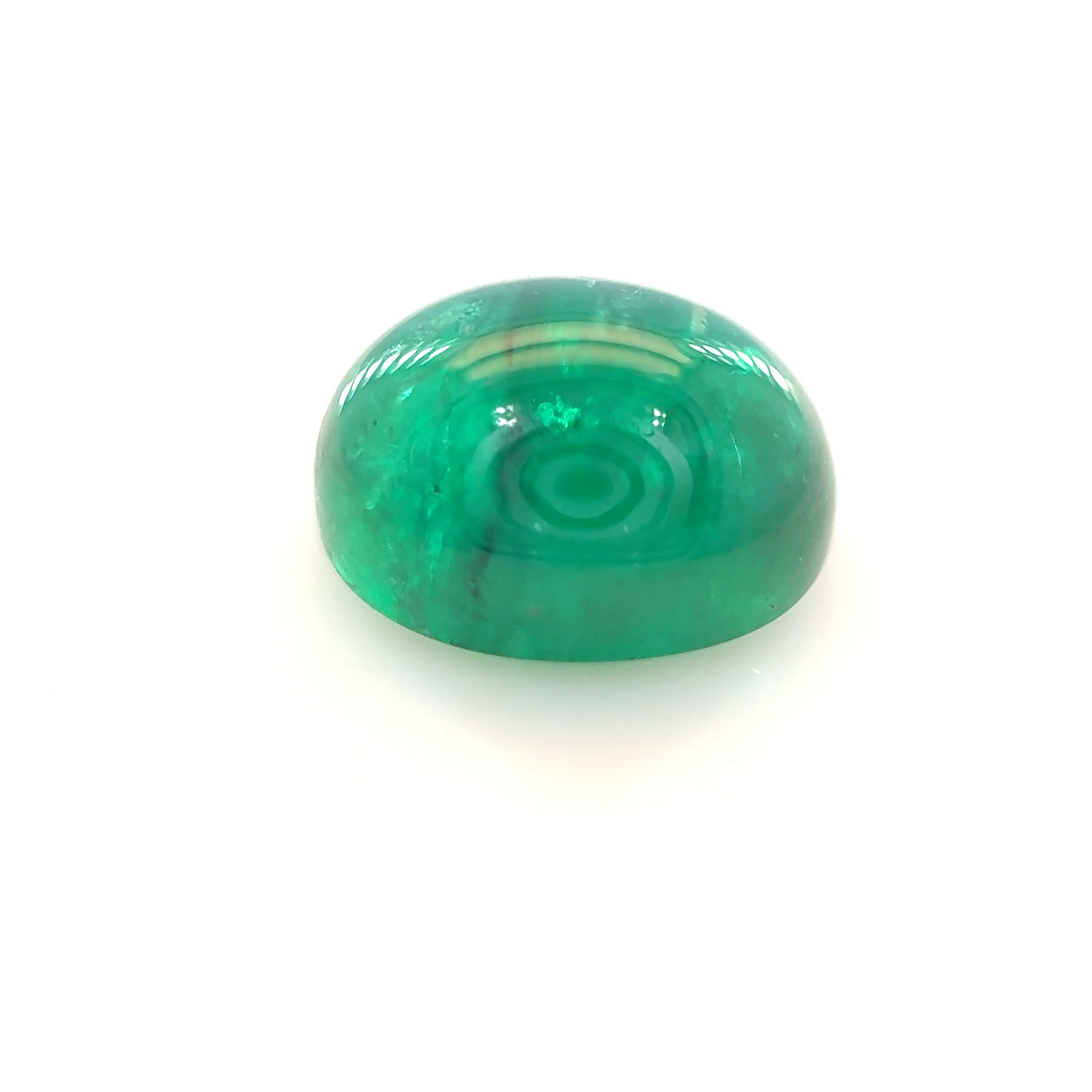 Szmaragd 2,43 ct, zielony, kaboszon