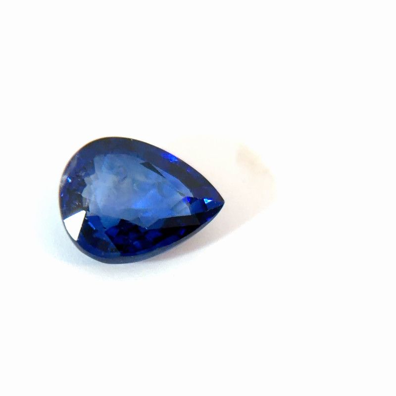 Szafir 1,88 ct, niebieski, szlif gruszka