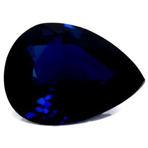 SAPPHIRE FACETED 1.67ct BLUE Deep Blue EC MADAGASCAR HEATED