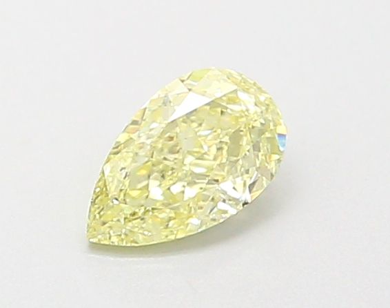 0.26 CT Fancy Yellow PEAR