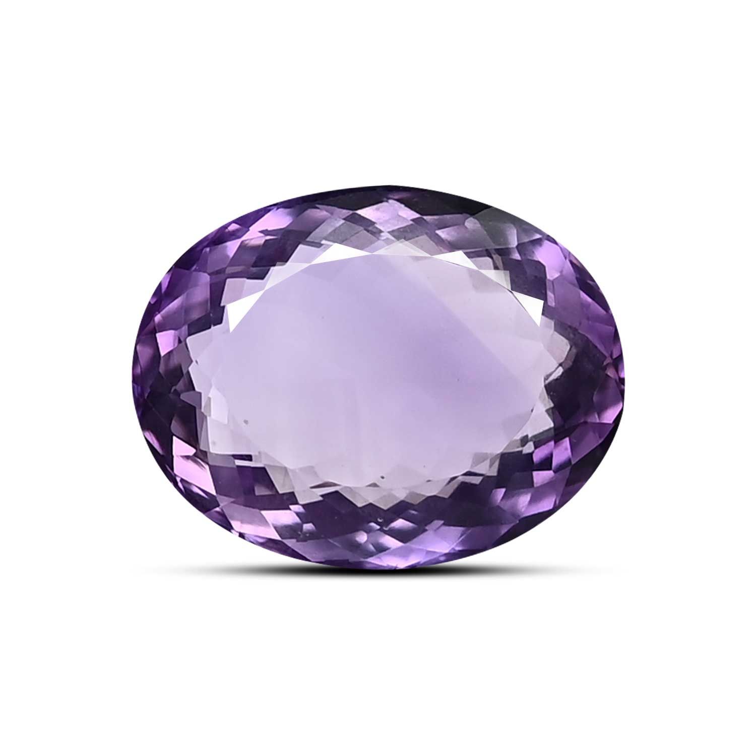 AMETHYST FACETED 24.68ct VIOLET MI BRAZIL NONE