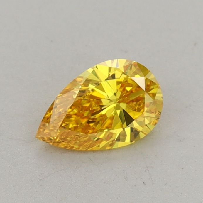 0.4 CT Fancy Vivid Yellow PEAR