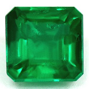 Szmaragd 1,08 ct, zielony, szlif szmaragdowy