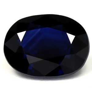 Szafir 3,08 ct, niebieski, szlif owalny
