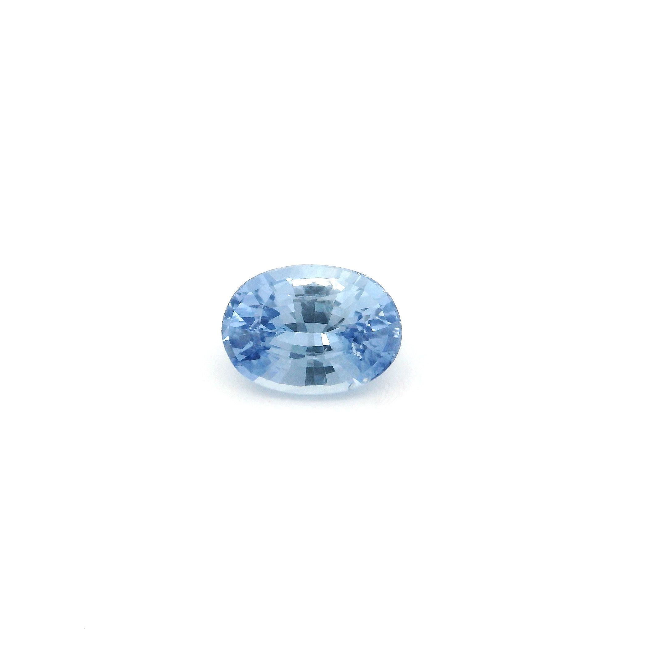 Szafir 1,10 ct, niebieski, szlif owalny