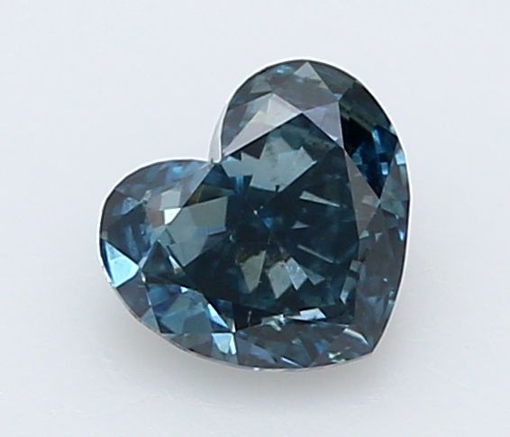 0.31 CT Fancy Intense Blue HEART