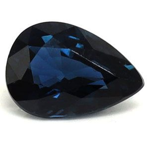 SAPPHIRE Pear 0.91ct BLUE EC FACETED