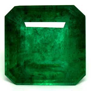 Szmaragd 1,88 ct, zielony, szlif szmaragdowy