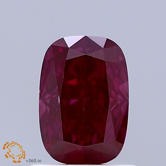 1.06 CT Fancy Deep Pink CUSHION MODIFIED