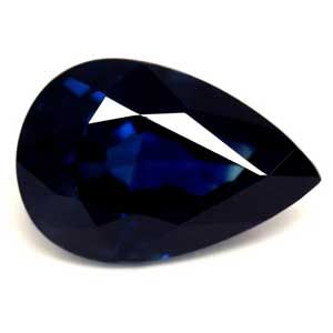 SAPPHIRE FACETED 0.57ct BLUE Intense Blue EC MADAGASCAR NONE