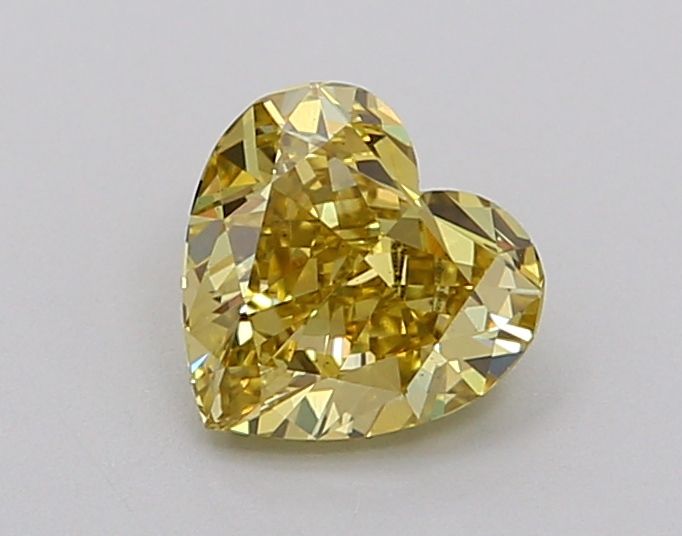 0.88 CT Fancy Intense Yellow HEART
