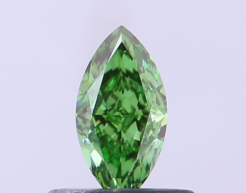0.41 CT Fancy Vivid Green MARQUISE
