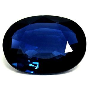 Szafir 1,19 ct, niebieski, szlif owalny