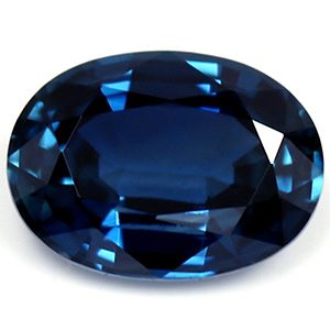 Szafir 1,12 ct, niebieski, szlif owalny