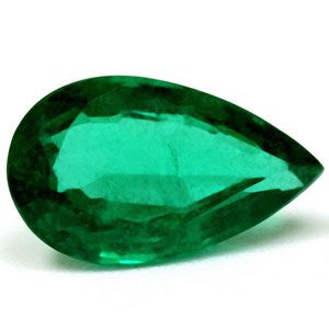 Szmaragd 1,72 ct, zielony, szlif gruszka