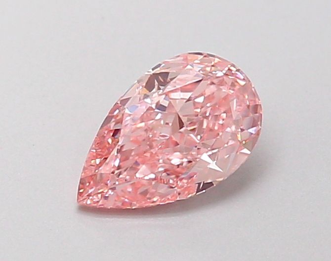 0.37 CT Fancy Vivid Pink PEAR