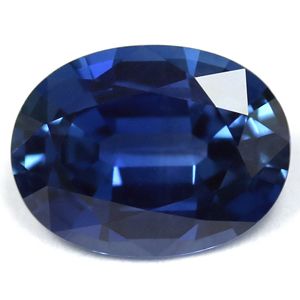 Szafir 1,43 ct, niebieski, szlif owalny
