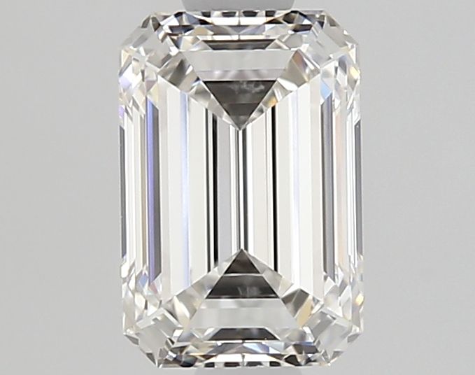 1.12-carat emerald diamond with G color, null cut, and VVS2 clarity.