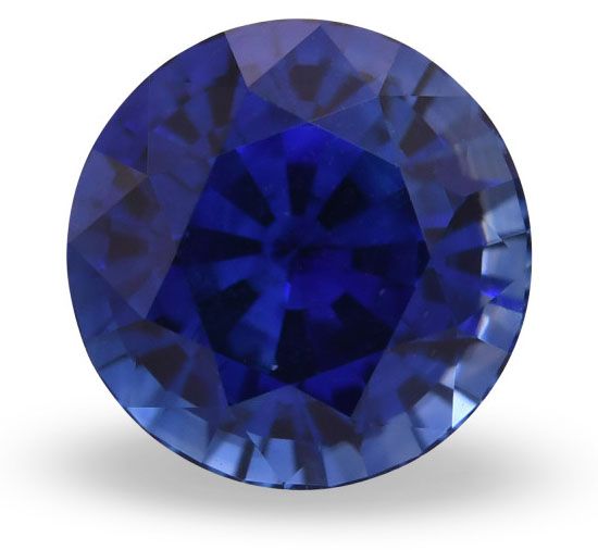 SAPPHIRE FACETED 2.22ct BLUE Blue EC SRILANKA HEATED