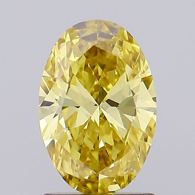 1.01 CT Fancy Intense Yellow OVAL