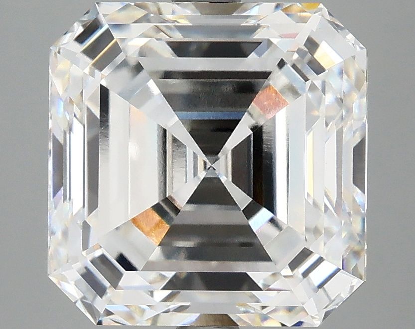 5.10 carat f VVS2 EX Cut IGI asscher diamond