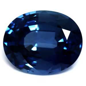 Szafir 3,04 ct, niebieski, szlif owalny