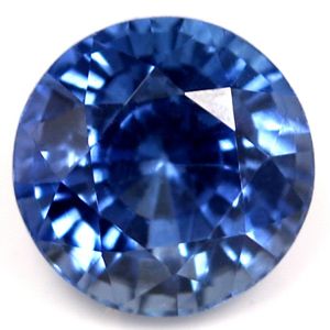 Szafir 1,48 ct, niebieski, szlif okrągły
