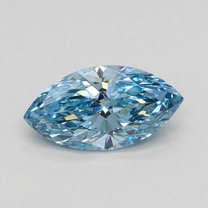 0.33 CT Fancy Vivid Blue MARQUISE