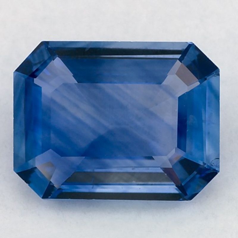 Szafir 1,76 ct, niebieski, szlif ośmiokątny