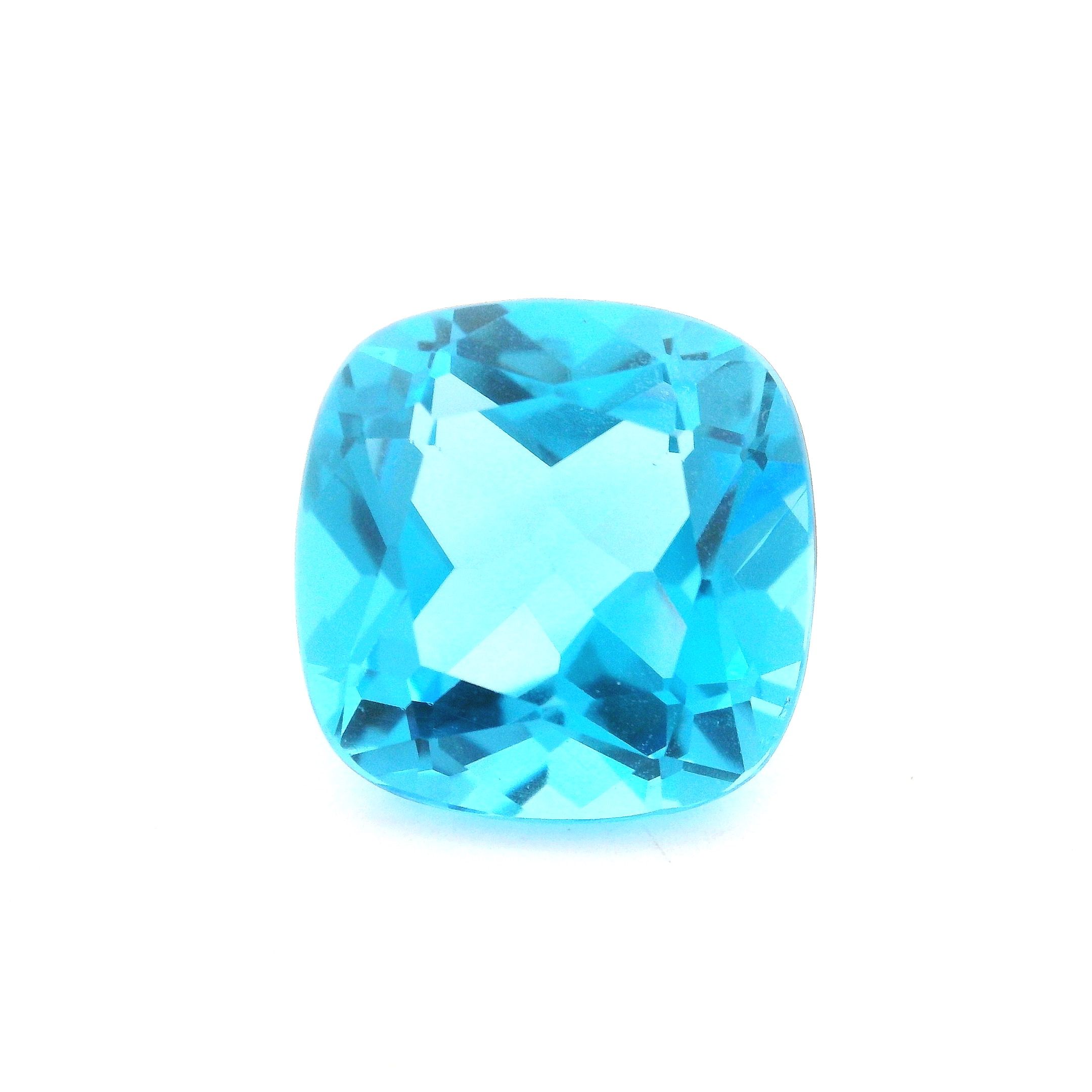 11.89 ct Cushion topaz
