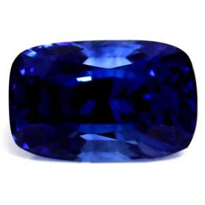 Szafir 1,07 ct, niebieski, szlif cushion
