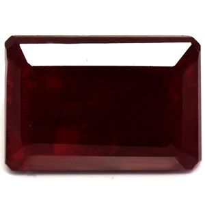Rubin 1,95 ct, czerwony, szlif szmaragdowy