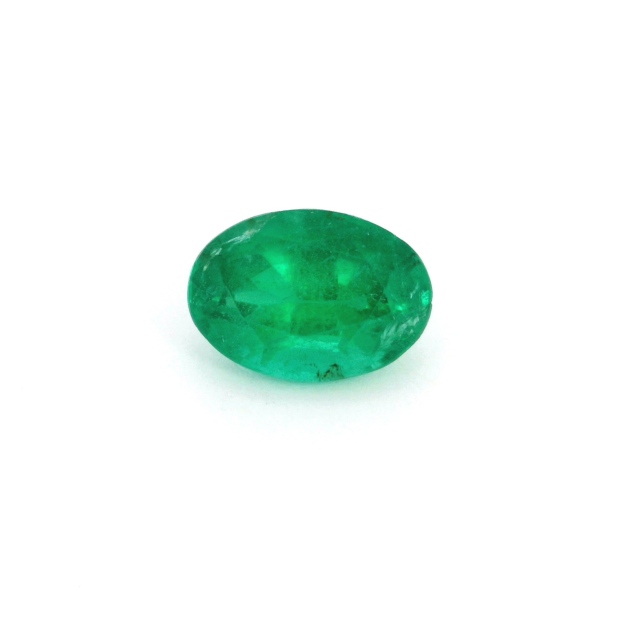 Szmaragd 2,38 ct, zielony, szlif owalny