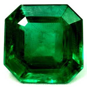 Szmaragd 1,43 ct, zielony, szlif szmaragdowy