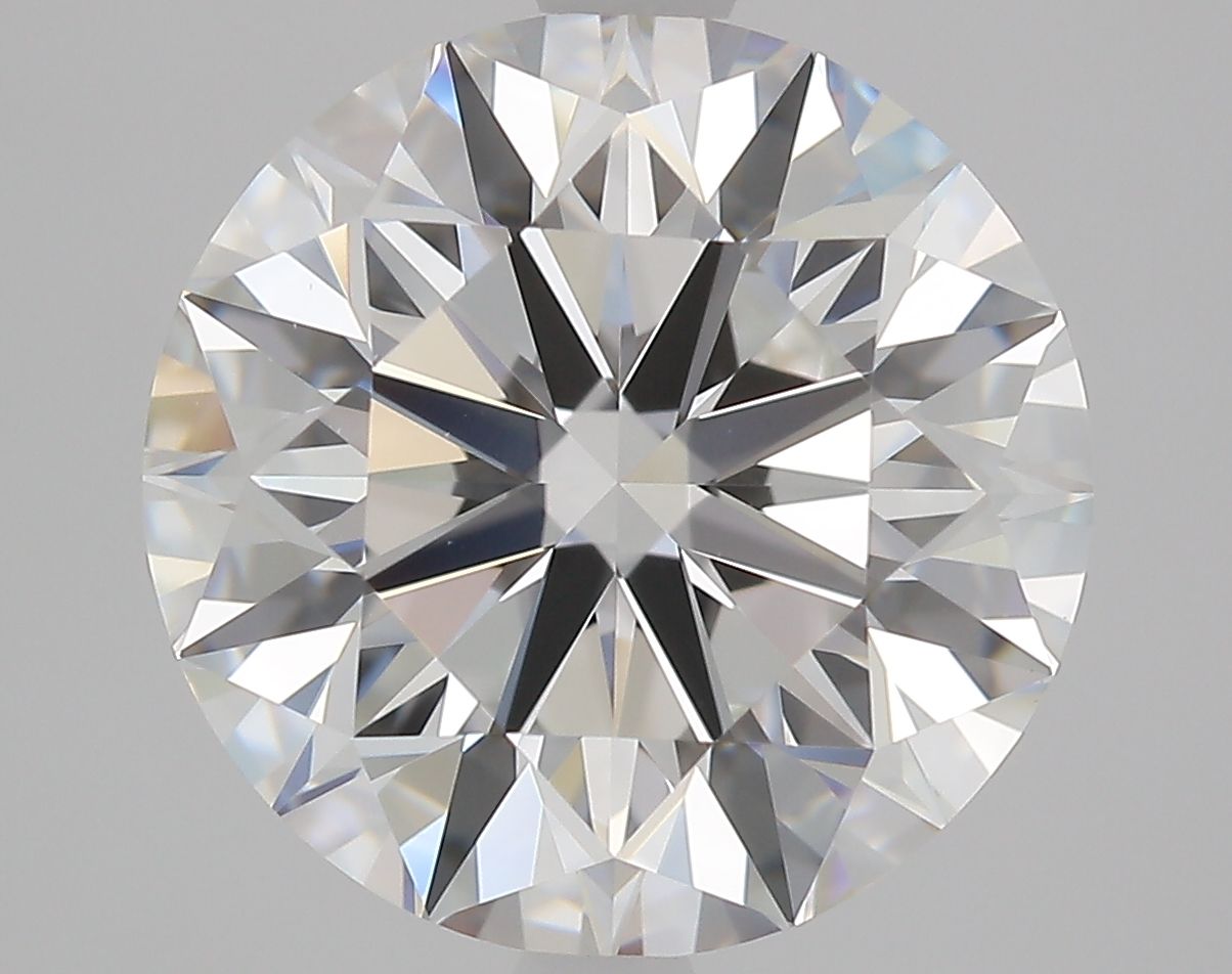 ROUND 3.31 Ct  F VVS2 EX EX NON