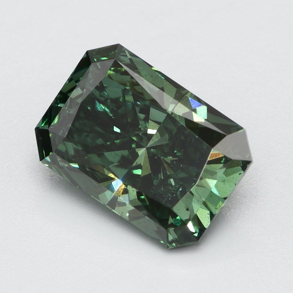 1.02 CT Fancy Vivid Green RADIANT