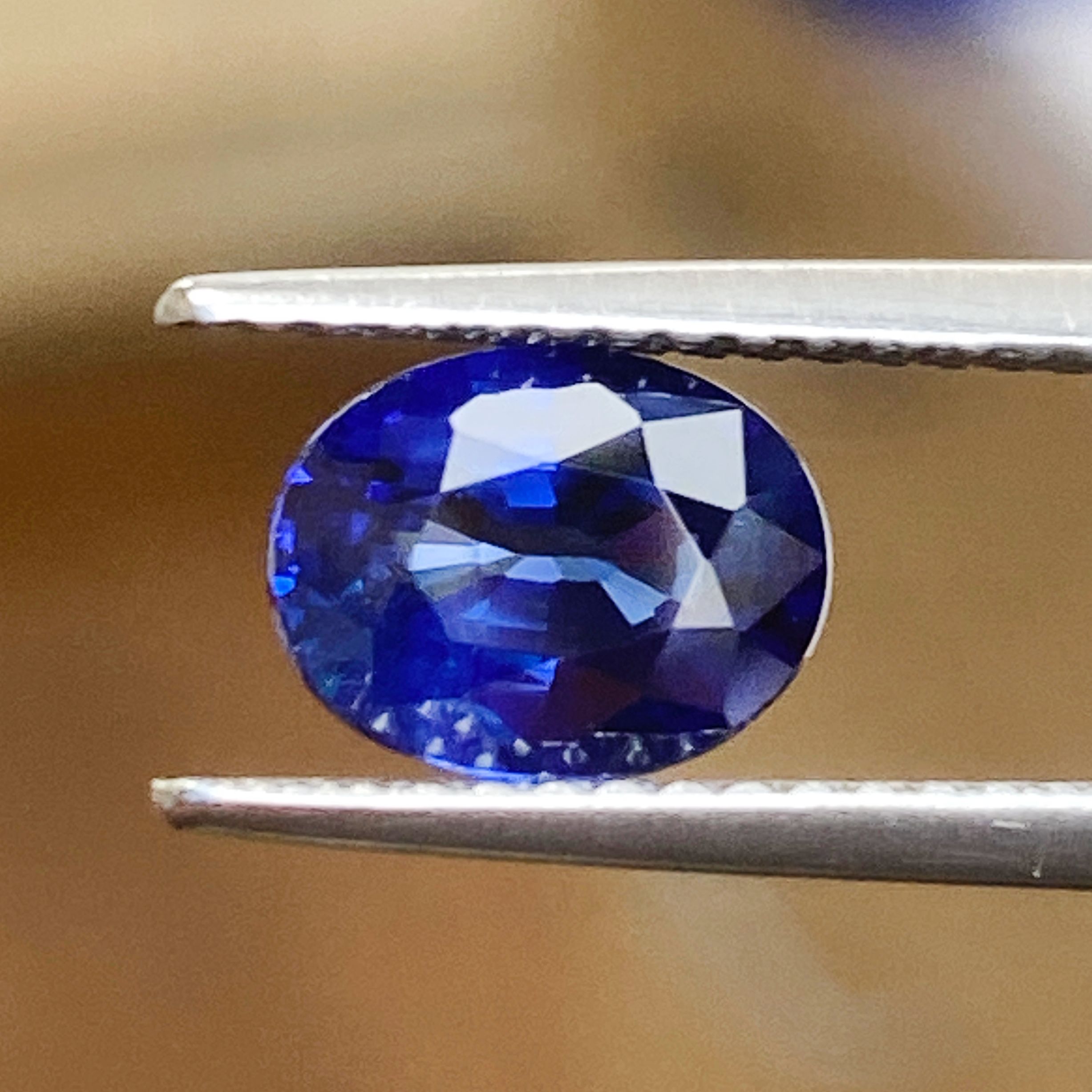 SAPPHIRE FACETED 1.39ct BLUE Blue EC SRILANKA HEATED