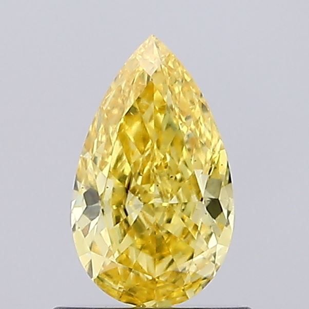 0.58 CT Fancy Intense Yellow PEAR