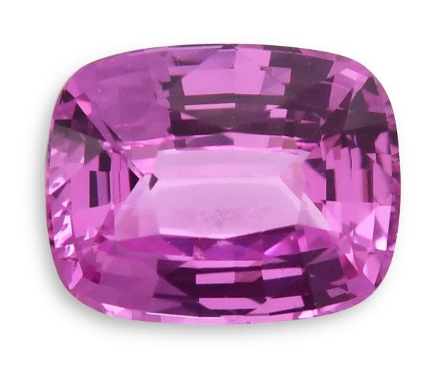 Szafir 1,65 ct, różowy, szlif cushion